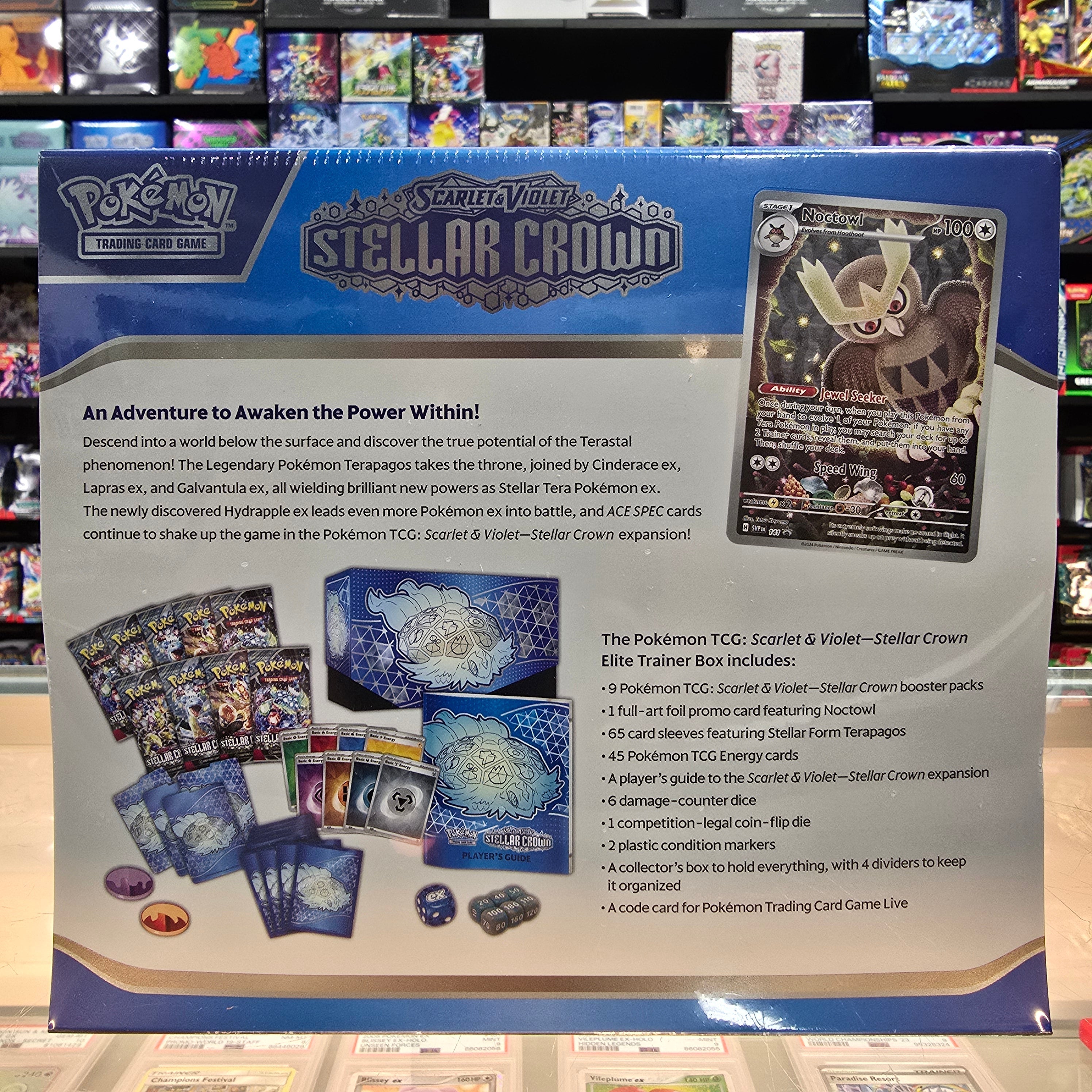 Hot Sale : Scarlet & Violet: Stellar Crown - Elite Trainer Box