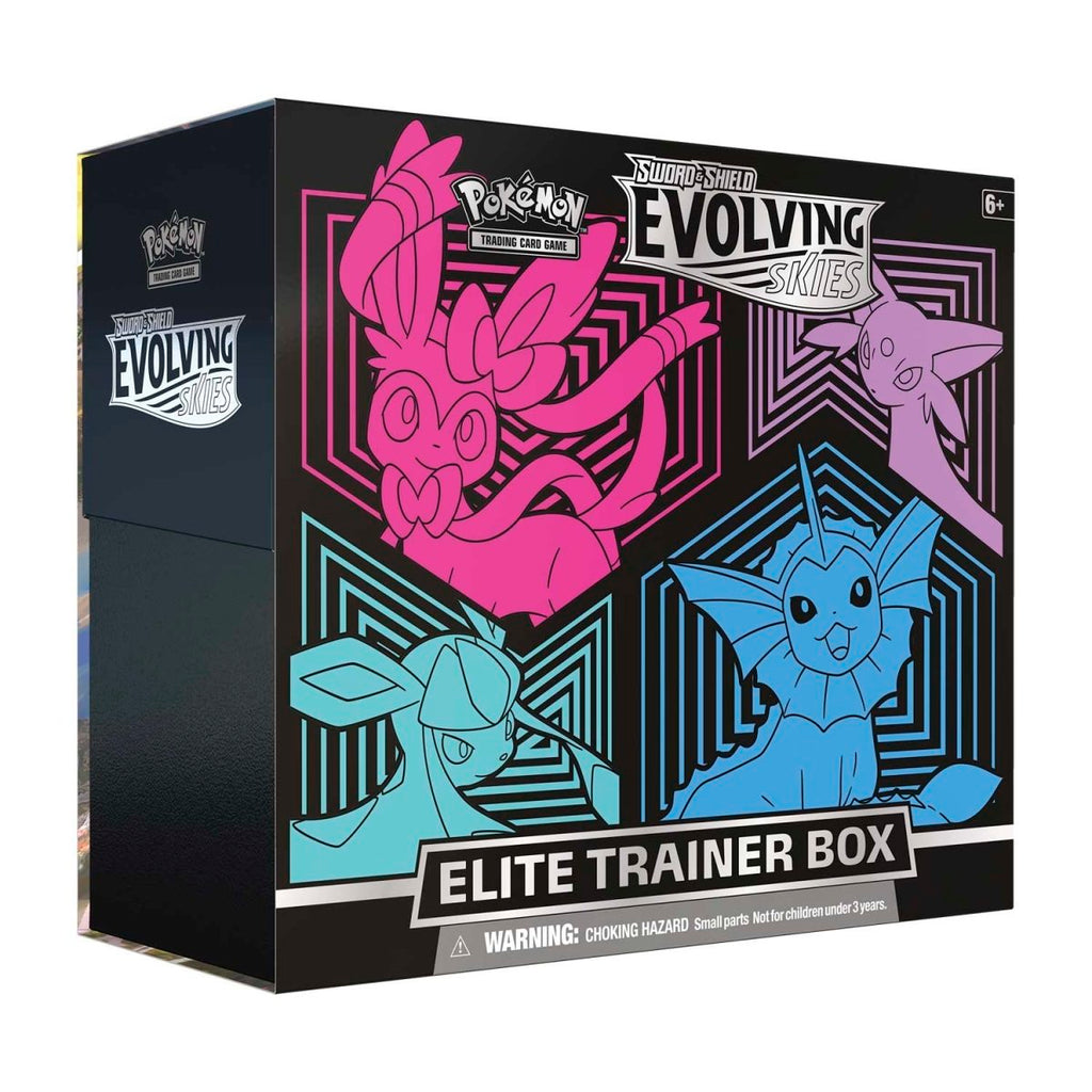 Sword & Shield-Evolving Skies Center Elite Trainer Box (Vaporeon, Espeon, Glaceon & Sylveon)