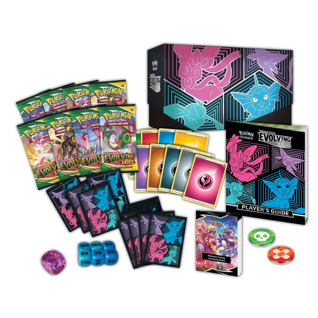 Sword & Shield-Evolving Skies Center Elite Trainer Box (Vaporeon, Espeon, Glaceon & Sylveon)