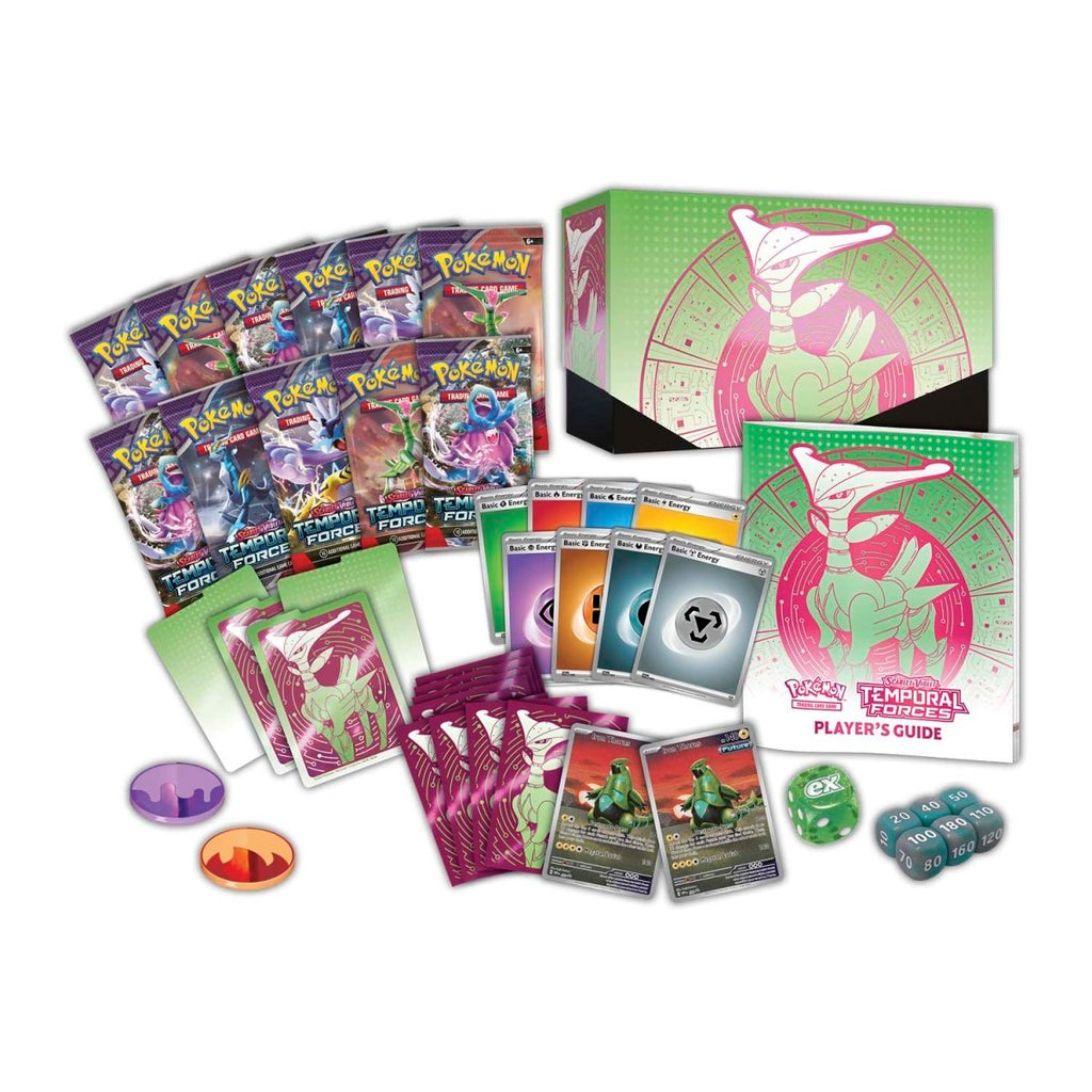 Scarlet & Violet-Temporal Forces  Center Elite Trainer Box (Iron Leaves)